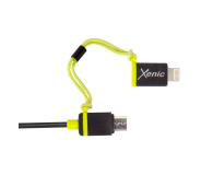 KABEL MICRO USB/LIGHTNING 1,2m XENIC - 1386742 - zdjęcie 2